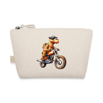 Kamele Motorrad - Bio-Täschchen - Natur - Vorne