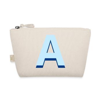 Lettre a bleu pop et moderne - Trousse biologique - nature - Devant