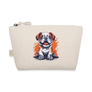 Bouledogue anglais chiot drôle chien chiens - Trousse biologique - nature - Devant