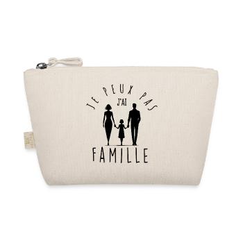 Je peux pas, j'ai famille. - Trousse biologique - nature - Devant