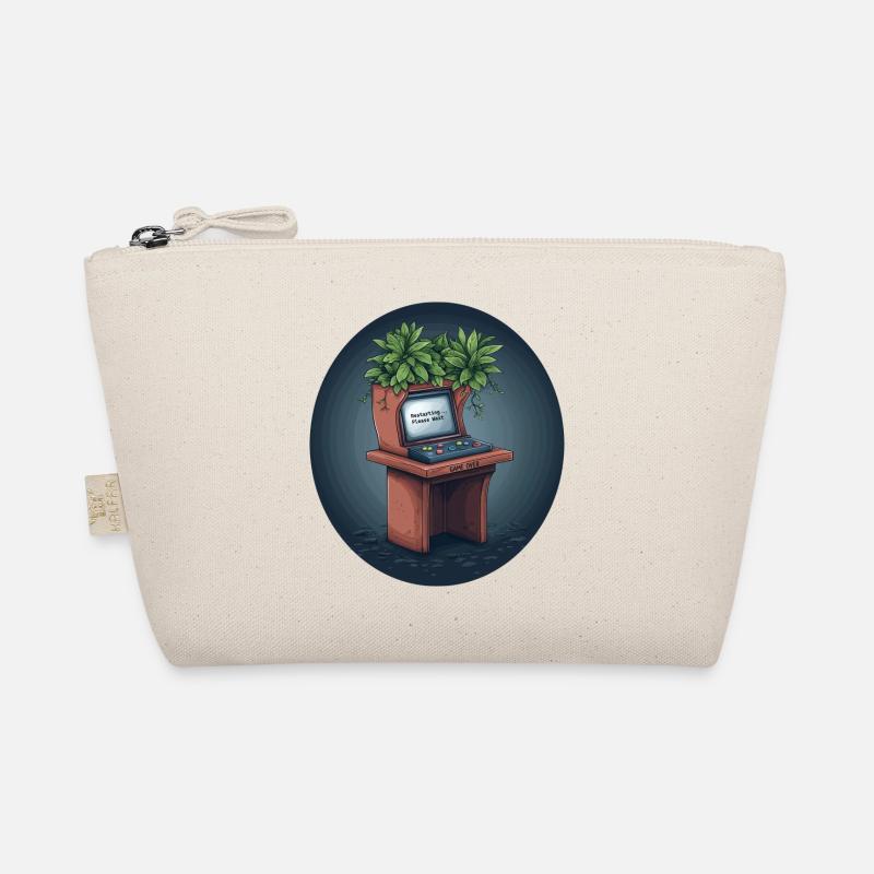 Game Over? Restart – Arcade trifft Natur - Bio-Täschchen - Natur