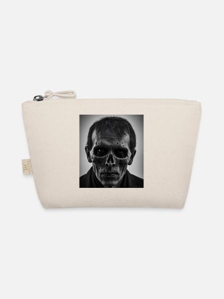 Zombie Face - Organic Pouch - nature