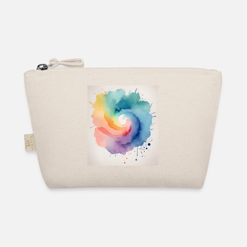 Aquarelle abstraite en forme de spirale Trousse biologique