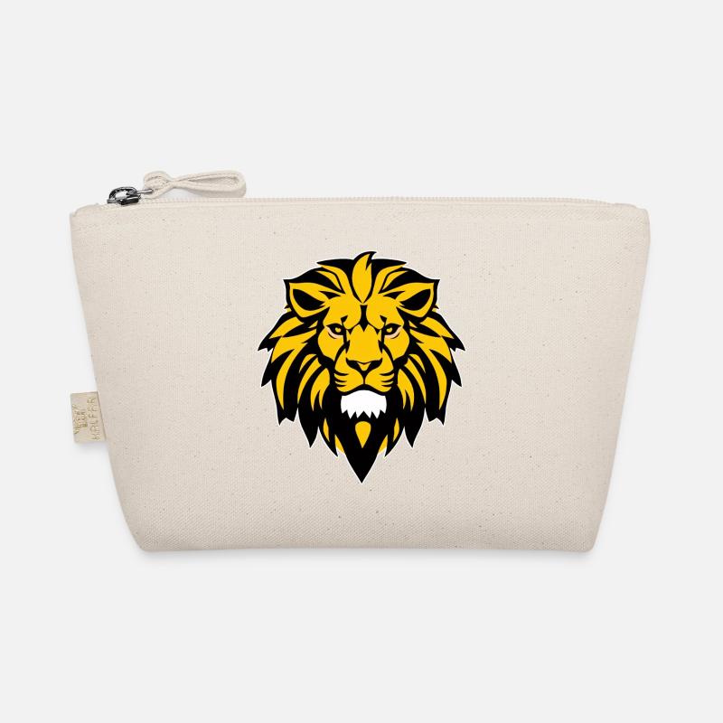 Lion - Logo - Yellow Organic Pouch