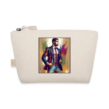 Homme d’affaires en costume - Trousse biologique - nature - Devant