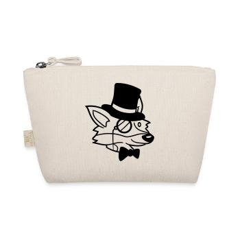 Fox Red Fox Sir Mr. Top Hat Monocle Glasses - Organic Pouch - nature - Front