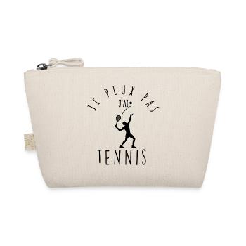 Je peux pas, j'ai tennis. - Trousse biologique - nature - Devant