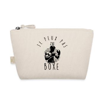 Je peux pas, j'ai boxe. - Trousse biologique - nature - Devant