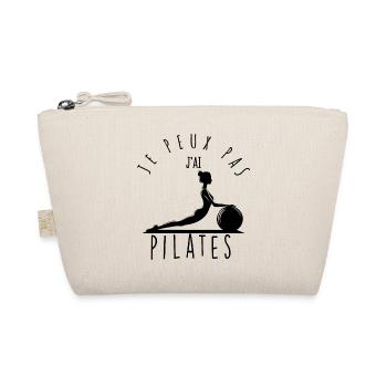 I can't, I have pilates. - Organic Pouch - nature - Front