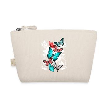 Butterfly Colorful Colorful Beautiful Art Nature - Organic Pouch - nature - Front