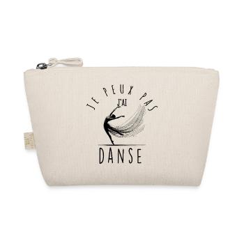 Je peux pas, j'ai danse. - Trousse biologique - nature - Devant