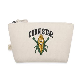 Lustiges Farm Food Shirt Corny Cob Farmer Corn Star - Bio-Täschchen - Natur - Vorne