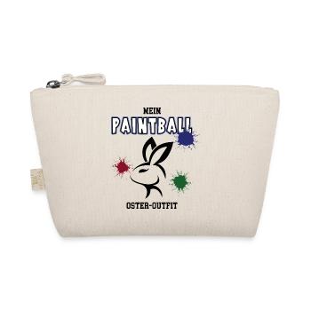 Paintball Ostern Paintballer Oster Outfit - Bio-Täschchen - Natur - Vorne