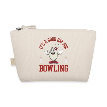 Es ist ein guter Tag zum Bowling - Bio-Täschchen - Natur - Vorne
