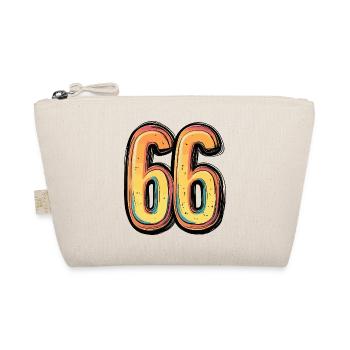 66 Number Colorful - Organic Pouch - nature - Front
