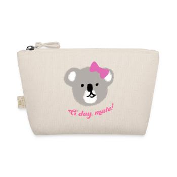 Koala Mignon en Dessin à la Main Design G'day Mate - Trousse biologique - nature - Devant