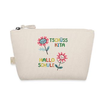 Goodbye Kita Hello School - Organic Pouch - nature - Front