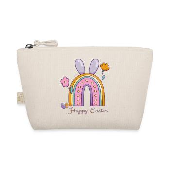 Happy Easter Rainbow - Organic Pouch - nature - Front