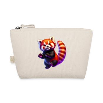 Red panda - Organic Pouch - nature - Front