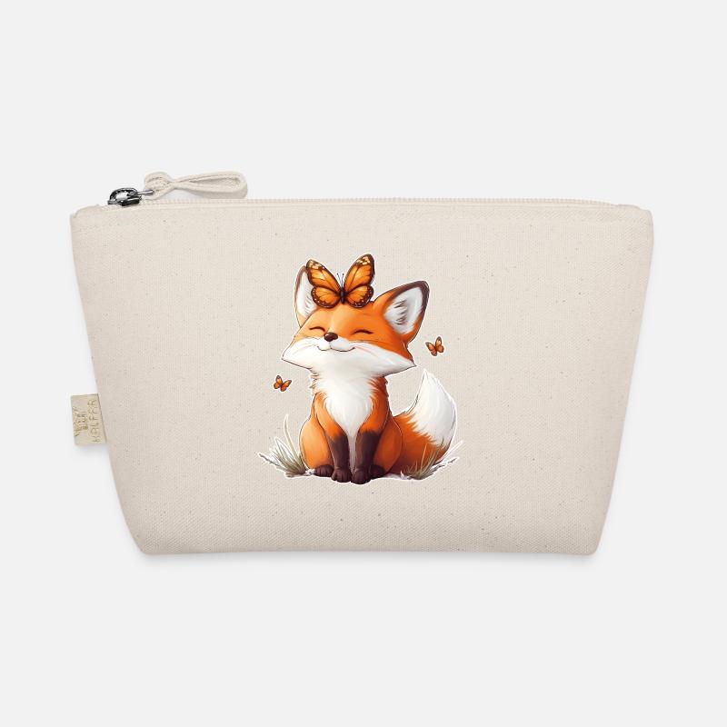 Fuchs und Schmetterling Bio-Täschchen