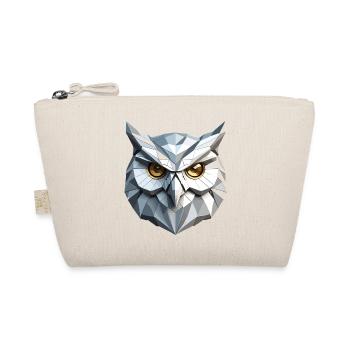 Masque de hibou - Design Low Poly - Trousse biologique - nature - Devant