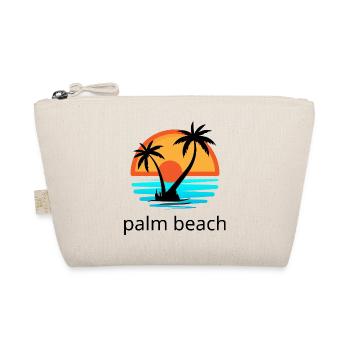 Coucher de soleil avec les palmiers. Palm Beach. - Trousse biologique - nature - Devant