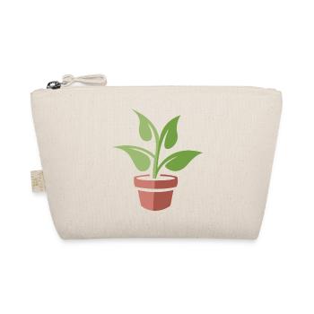 Topfpflanze als Symbol - Cartoon und Comic Natur - Bio-Täschchen - Natur - Vorne