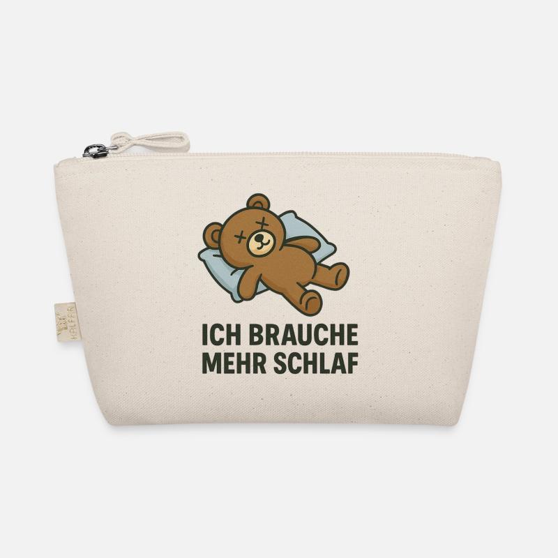 Teddy braucht mehr Schlaf Bio-Täschchen