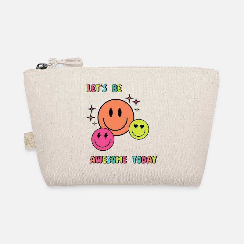 Lets be AWESOME today - Geschenkidee - Geschenk - Bio-Täschchen - Natur
