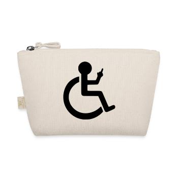 Wheelchair user giving their opinion # - Organic Pouch - nature - Front