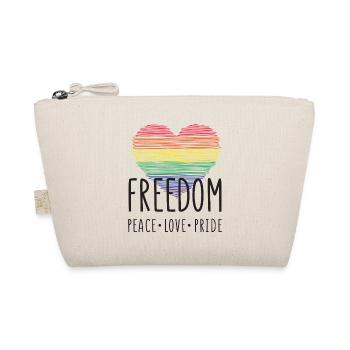 LGBT Pride Month - Freedom. Peace - Love - Pride - Organic Pouch - nature - Front