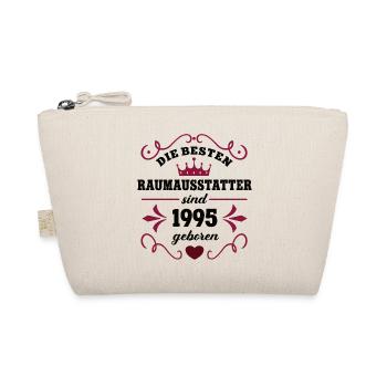 1995 Raumausstatter Geburtstag Kollege Dekoration - Bio-Täschchen - Natur - Vorne
