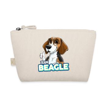 TEAM Beagle - Tricolore - Organic Pouch - nature - Front