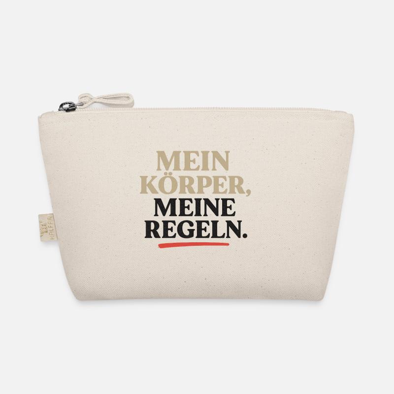 My body, my rules. - Organic Pouch - nature