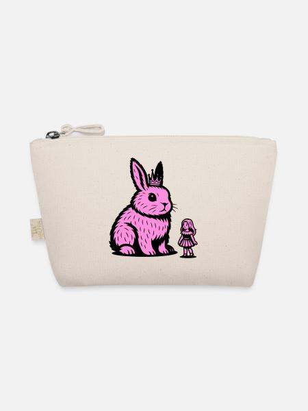 Bunny Princess - Organic Pouch - nature - Front
