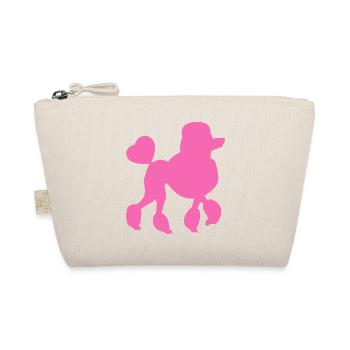 Caniche Chien Amour Amour Animal de compagnie Amour Rose Coeur - Trousse biologique - nature - Devant