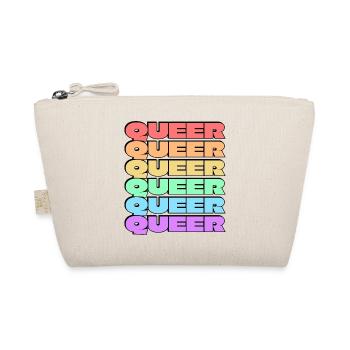 Queer gay pride 6 rainbow colors - Organic Pouch - nature - Front