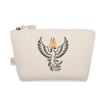 Phoenix - Cooles Fantasy-Logo - Bio-Täschchen - Natur - Vorne