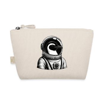 Stolzer Pinguin Astronaut Weltraum Galaxie Held - Bio-Täschchen - Natur - Vorne