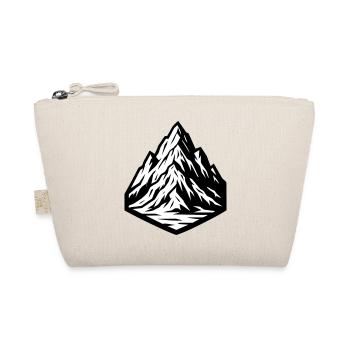 Berg Symbol - Bio-Täschchen - Natur - Vorne