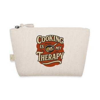 La cuisine est ma thérapie Design rétro - Trousse biologique - nature - Devant