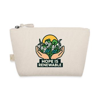 Hope is renewable - Organic Pouch - nature - Front