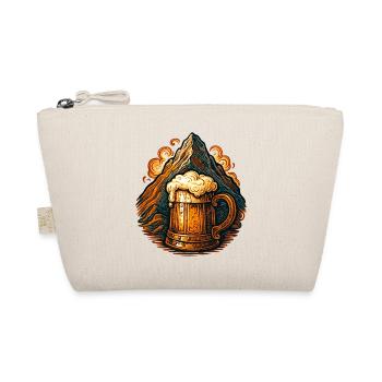 Mythical mountain with beer mug - Organic Pouch - nature - Front