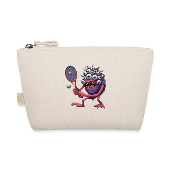 Psychedelic Tennis Monster - Organic Pouch - nature - Front