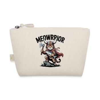 Meowrrior Wikingerkatzen-Krieger - Bio-Täschchen - Natur - Vorne