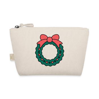 Wreath for Christmas - Organic Pouch - nature - Front