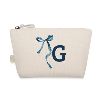 Monogramme g idée cadeau  - Trousse biologique - nature - Devant