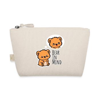 L’ours mignon pense à sa douce copine ! - Trousse biologique - nature - Devant