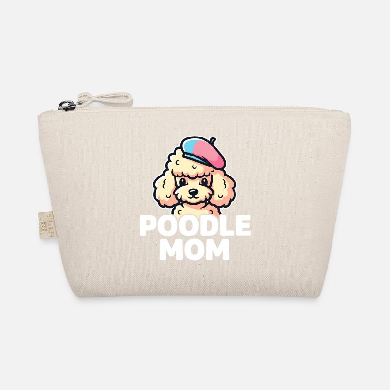 Maman Caniche – Caniche avec béret pour mamans de chiens Trousse biologique
