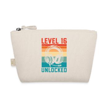 16 ans Anniversaire Ado Gamer Level 16 Unlocked - Trousse biologique - nature - Devant